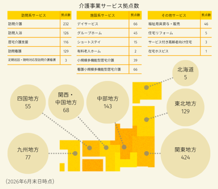 イメージ:拠点展開地図